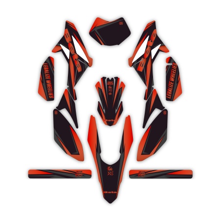 Grafiche moto Beta 50 e 125 4t| Kit adesivi Personalizzati