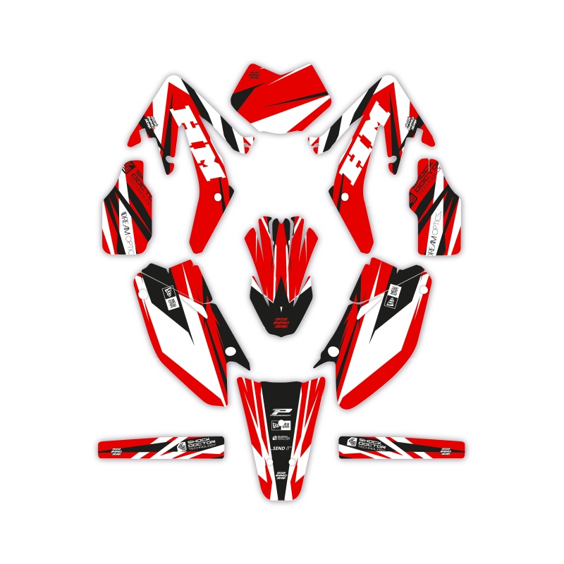 Hm and Vent 50 o 125 motorcycle graphics | Custom sticker kit