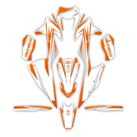 Grafiche moto Ktm | Kit adesivi Personalizzati