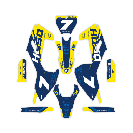 Grafiche moto Husqvarna | Kit adesivi Personalizzati