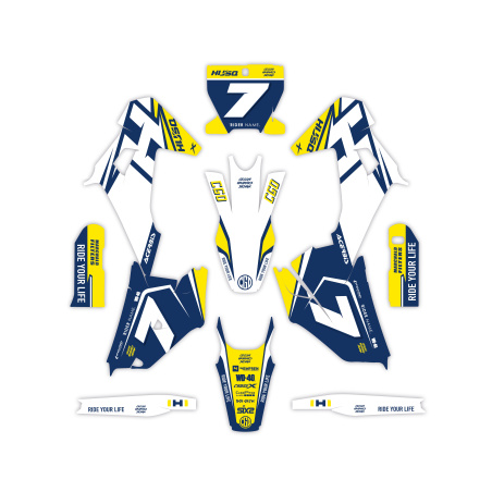 Grafiche moto Husqvarna | Kit adesivi Personalizzati