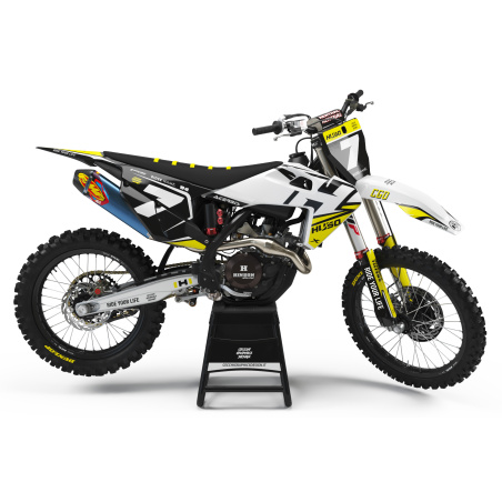 Husqvarna motorcycle graphics | Custom sticker kit