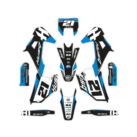 Grafiche moto Husqvarna | Kit adesivi Personalizzati