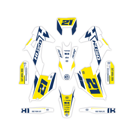 Grafiche moto Husqvarna | Kit adesivi Personalizzati