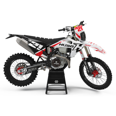 Husqvarna motorcycle graphics | Custom sticker kit