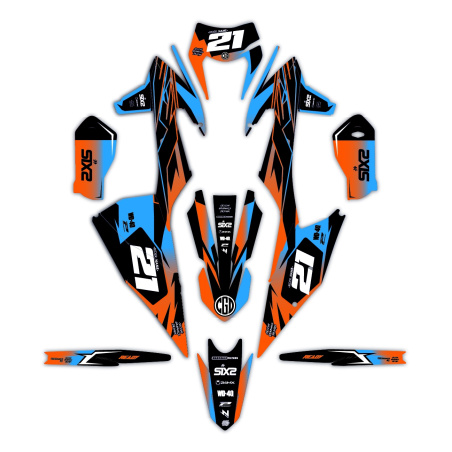 Grafiche moto Ktm | Kit adesivi Personalizzati