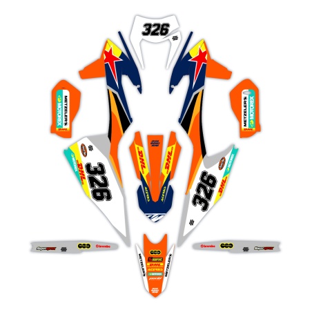 Grafiche moto Ktm | Kit adesivi Personalizzati