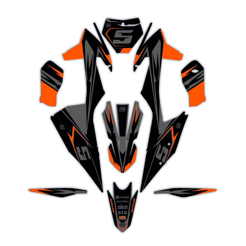 Grafiche moto Ktm | Kit adesivi Personalizzati