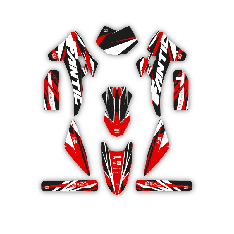 Grafiche moto Fantic | Kit adesivi Personalizzati