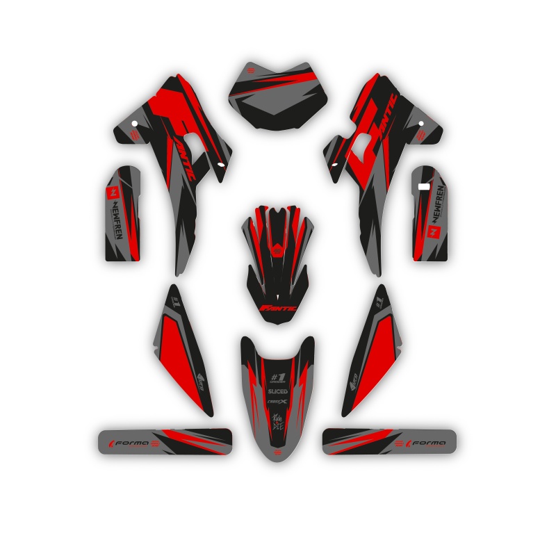 Grafiche moto Fantic | Kit adesivi Personalizzati