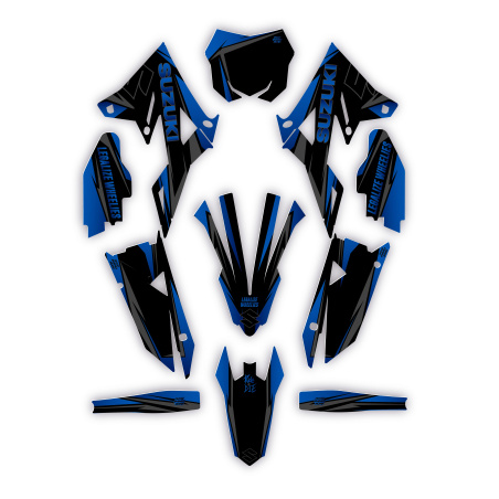 Grafiche moto Suzuki Valenti | Kit adesivi Personalizzati