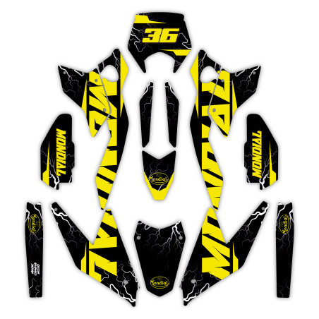 Grafiche moto Mondial Fb | Kit adesivi Personalizzati