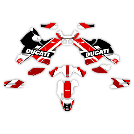 Grafiche moto Adventure Ducati | Kit adesivi Personalizzati