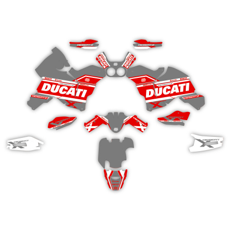 Grafiche moto Adventure Ducati | Kit adesivi Personalizzati