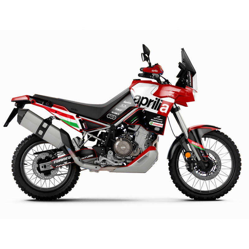 Aprilia Adventure motorcycle graphics | Custom sticker kit