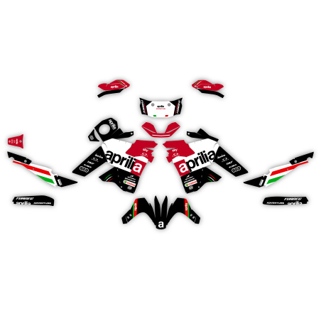 Aprilia Adventure motorcycle graphics | Custom sticker kit