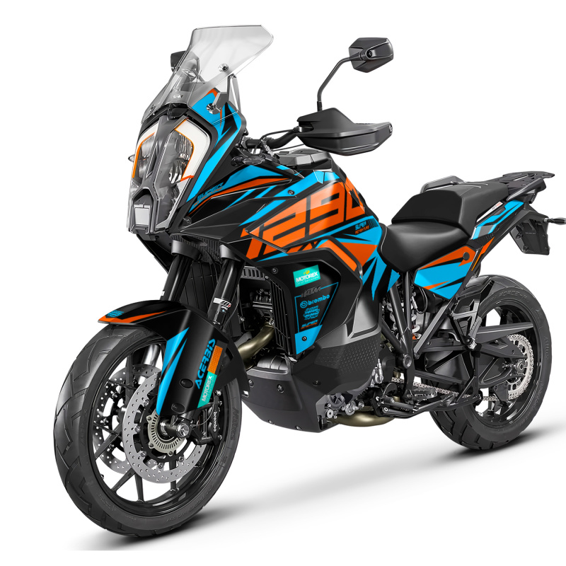 KTM 1290 Adventure motorcycle graphics | Custom sticker kit