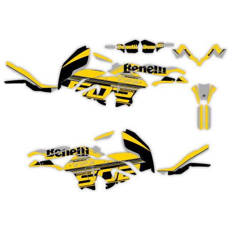 Grafiche moto BENELLI TRK 502 X | Kit adesivi Personalizzati