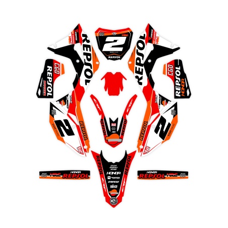 Grafiche moto Honda | Kit adesivi Personalizzati