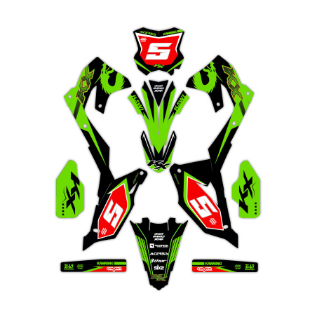 Grafiche moto Kawasaki | Kit adesivi Personalizzati