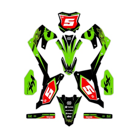 Grafiche moto Kawasaki | Kit adesivi Personalizzati