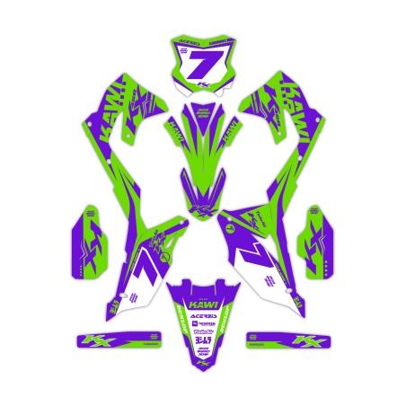 Grafiche moto Kawasaki | Kit adesivi Personalizzati