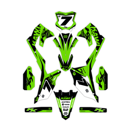 Grafiche moto Kawasaki | Kit adesivi Personalizzati