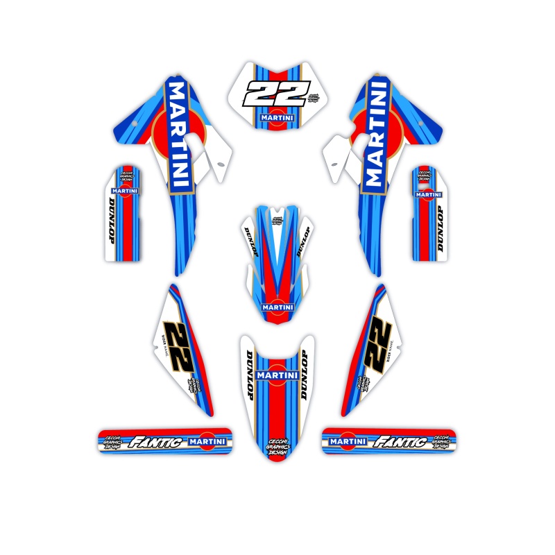 Grafiche moto Fantic | Kit adesivi Personalizzati