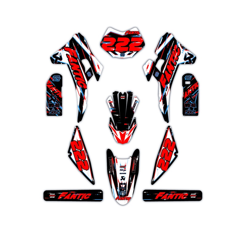 Grafiche moto Fantic | Kit adesivi Personalizzati