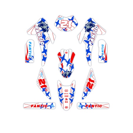 Grafiche moto Fantic | Kit adesivi Personalizzati