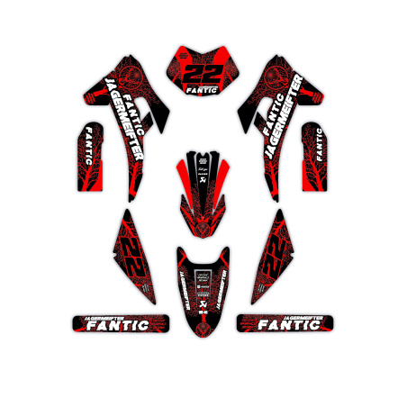 Grafiche moto Fantic | Kit adesivi Personalizzati