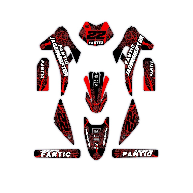 Grafiche moto Fantic | Kit adesivi Personalizzati