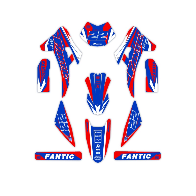 Grafiche moto Fantic | Kit adesivi Personalizzati