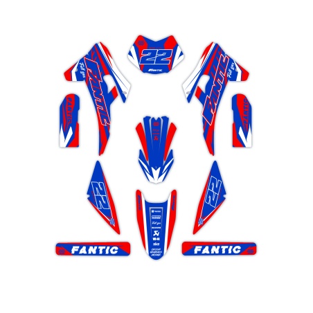 Grafiche moto Fantic | Kit adesivi Personalizzati