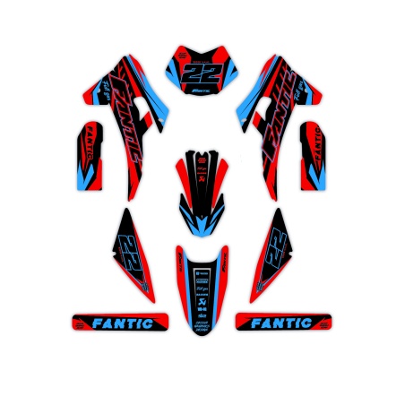 Grafiche moto Fantic | Kit adesivi Personalizzati