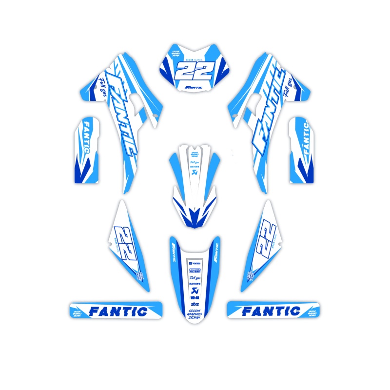 Grafiche moto Fantic | Kit adesivi Personalizzati