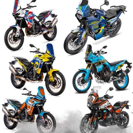 Grafiche personalizzate moto Adventure e da Strada: acquista online